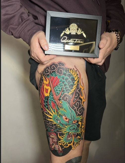 Tiago Pereira & Big Foot, tattoo artist